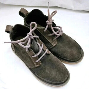 UGG Neumal GREY SUEDE HIGH TOP Unisex  SHOES SIZE US 5 S/N 1020369